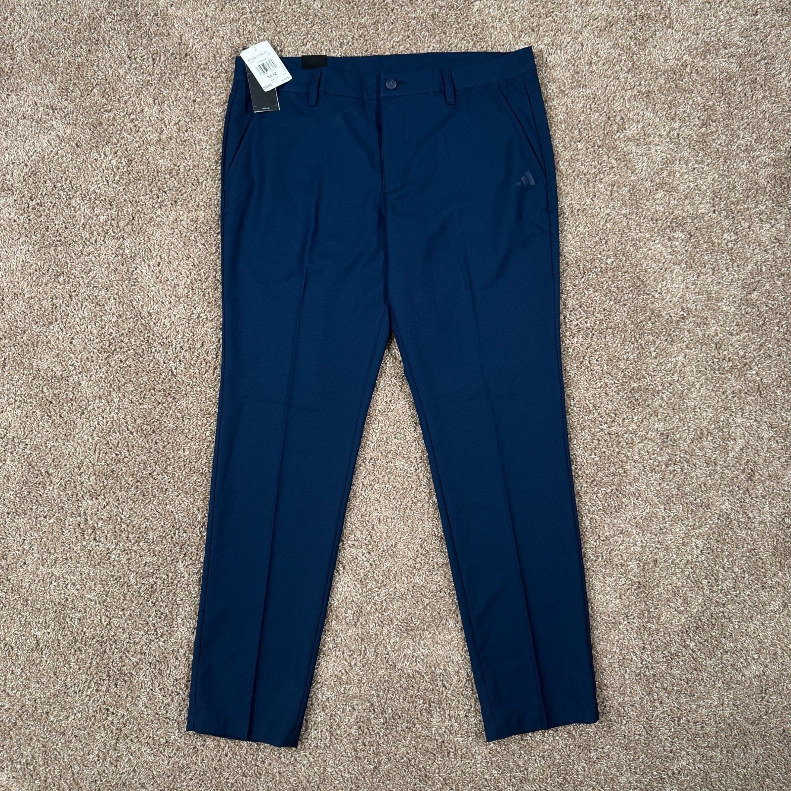 Adidas Men's Adi Advantage Tapered Golf Pants Iu2827 36x32 Navy